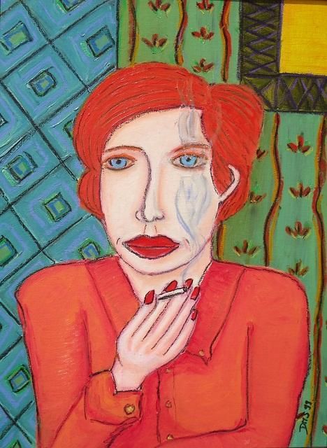 Peinture intitulée "Isabo" par Dms, Œuvre d'art originale,