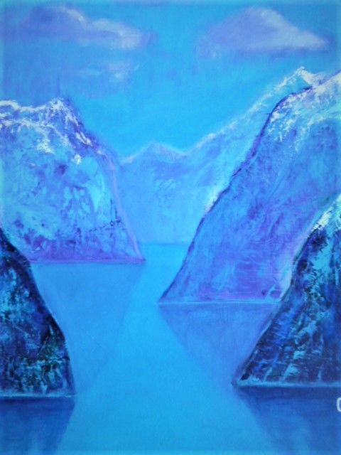 Painting titled "Sound of silence." by Dengiz Zolte, Original Art, Oil