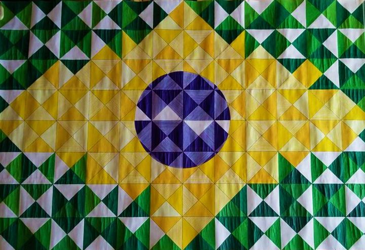 Painting titled "Brasil" by Denis Carvalho, Original Artwork, Other