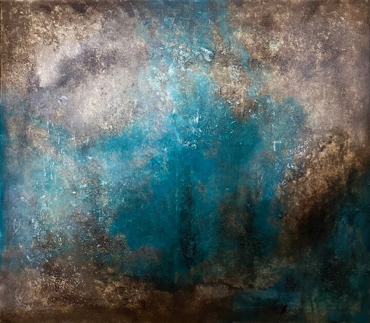 Pittura intitolato "Ethereal Reflection…" da Denis Fluierar, Opera d'arte originale, Acrilico