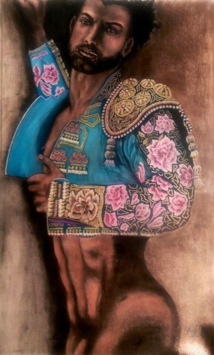Pintura titulada "PABLO" por Denis Holbecq, Obra de arte original, Acrílico