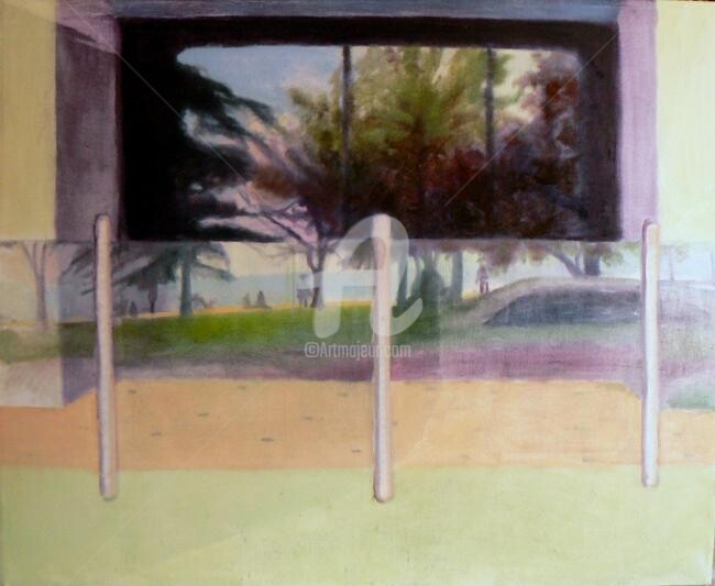 Malerei mit dem Titel "reflection’" von Denisa Paho, Original-Kunstwerk, Öl