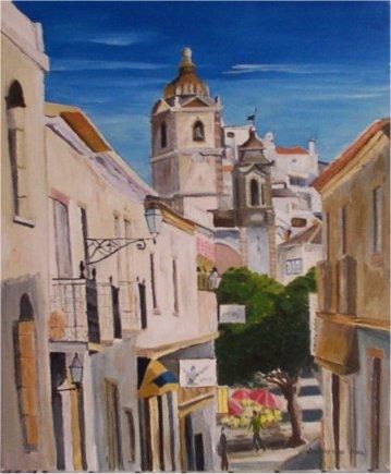 Peinture intitulée "Lagos Portugal" par Denis Armand, Œuvre d'art originale