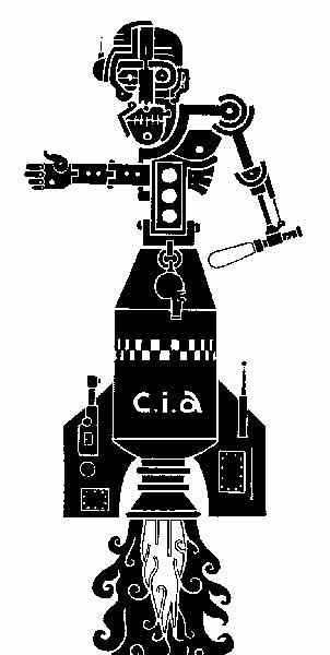 Drawing titled "robot agent de la C…" by Denis Bonnes, Original Artwork