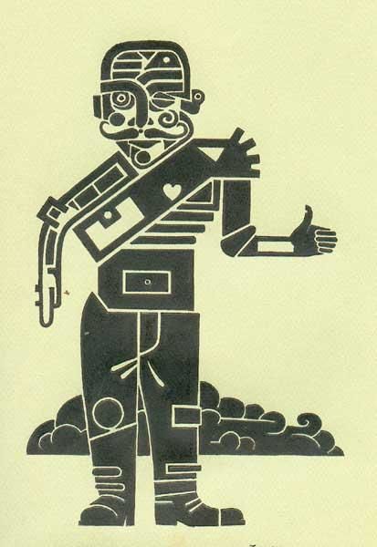 Drawing titled "robot testeur de pr…" by Denis Bonnes, Original Artwork