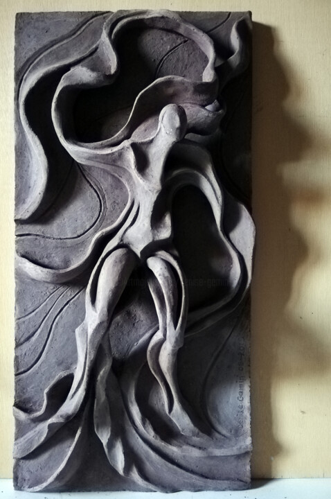 Sculpture titled "Legami" by Denise Gemin, Original Artwork, Ceramics