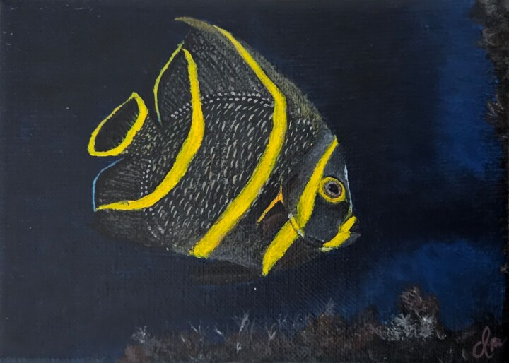 Pittura intitolato "Ocean life" da Denise Martens Art, Opera d'arte originale, Acrilico