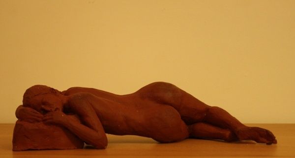 Sculpture titled "manon 2" by Denis Thebaudeau, Original Artwork