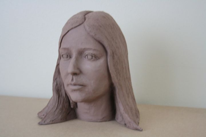 Sculpture titled "madison" by Denis Thebaudeau, Original Artwork, Terra cotta