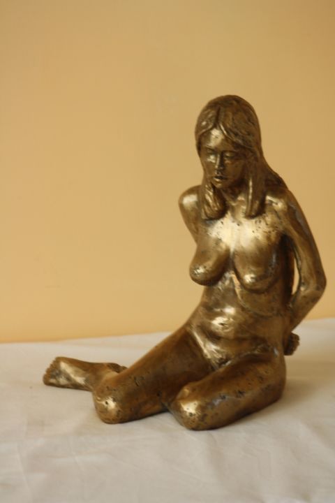 "Marie bronze" başlıklı Heykel Denis Thebaudeau tarafından, Orijinal sanat, Metaller