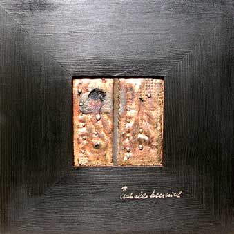 Peinture intitulée "Terre brûlée N°32" par Isabelle Denniel, Œuvre d'art originale, Huile