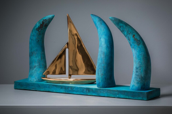 "Bronze “Someone, th…" başlıklı Heykel Dennis Josef Meseg tarafından, Orijinal sanat, Bronz