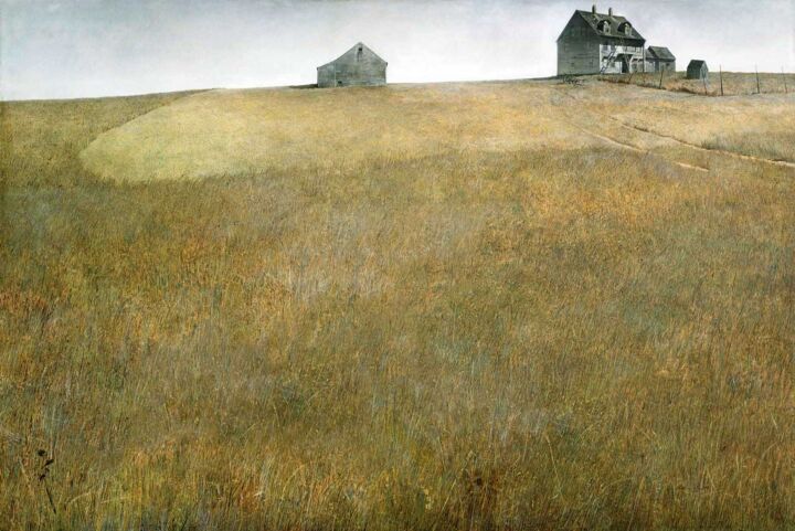 绘画 标题为“The Hill | Wyeth |…” 由Dent-De-Lion Du Midi, 原创艺术品, 数字油画