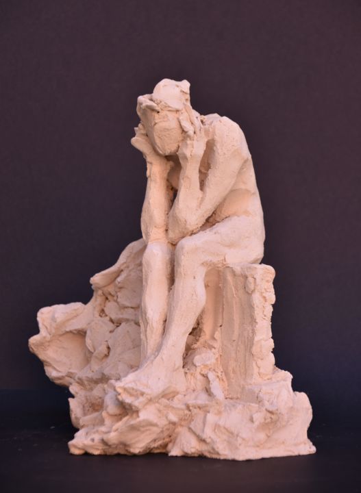 Sculpture intitulée "Medea" par Antonio De Paoli, Œuvre d'art originale, Terre cuite