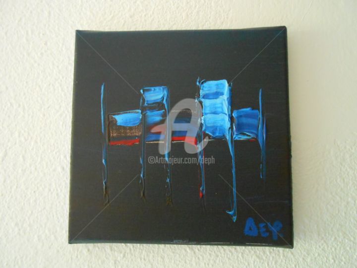 Peinture intitulée "album-photos-toile-…" par Deph, Œuvre d'art originale, Acrylique