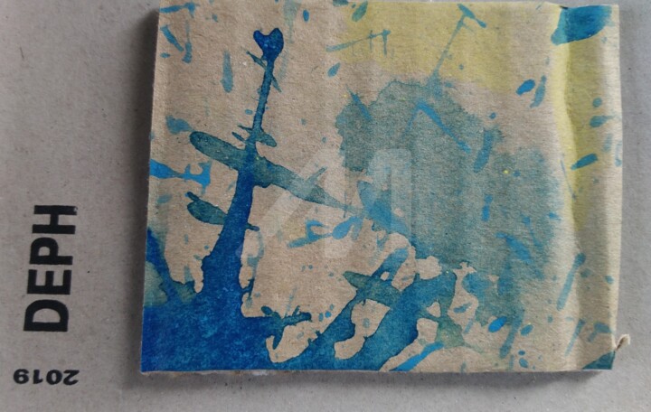 Photographie intitulée "peinture acrylique…" par Deph, Œuvre d'art originale, Photographie non manipulée