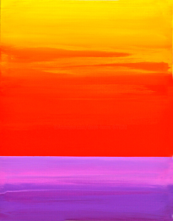 Digital Arts titled "Kouklia Sunset" by Derek Harris, Original Artwork, Digital Print