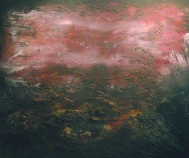 Картина под названием "Out from the peat" - Derick Hegarty, Подлинное произведение искусства, Масло