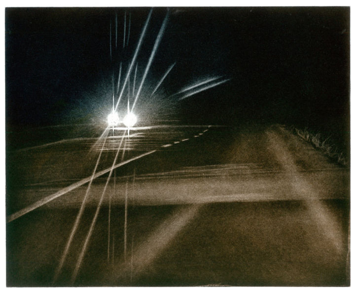 Estampas & grabados titulada ""Parallel Lines"" por Dermot Ryan, Obra de arte original, Aguafuerte