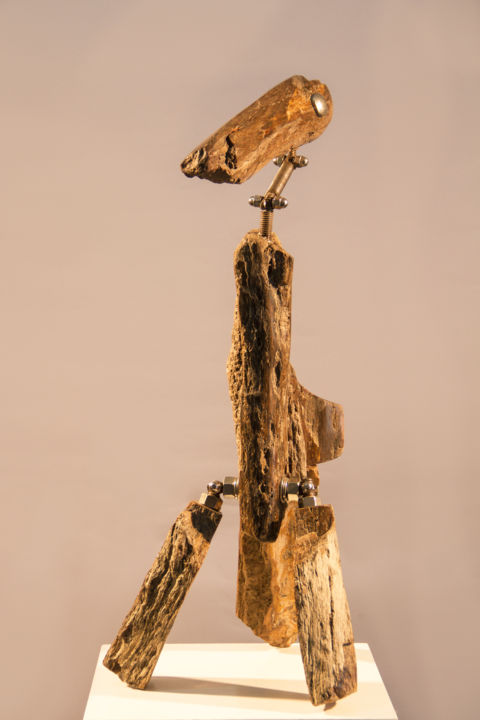 Skulptur mit dem Titel "Vitorín" von Desamoa, Original-Kunstwerk