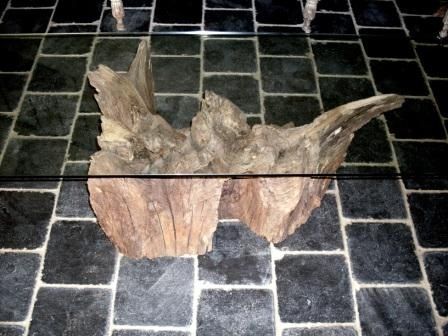 Sculpture intitulée "Table Basse éco nat…" par Design Wood, Œuvre d'art originale
