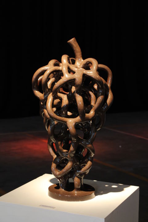 Sculpture intitulée "GRANDIS BOTRUS" par Stéphane Desmaris, Œuvre d'art originale, Céramique