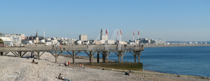 Photographie intitulée "Le Havre vue de Ste…" par Desnoyers, Œuvre d'art originale