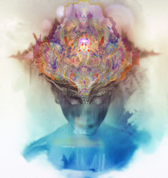 Digital Arts titled "the protected child" by Devorah Rosen, Original Art, Digital Painting