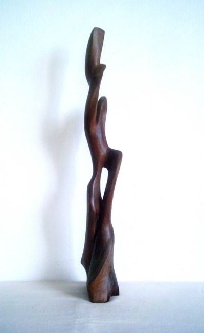 Sculpture titled "Moving High" by Dhyaneswar Dausoa, Original Artwork