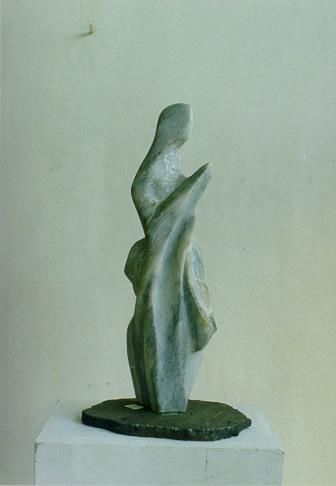 Sculpture titled ""Danseuse"" by Dhyaneswar Dausoa, Original Artwork