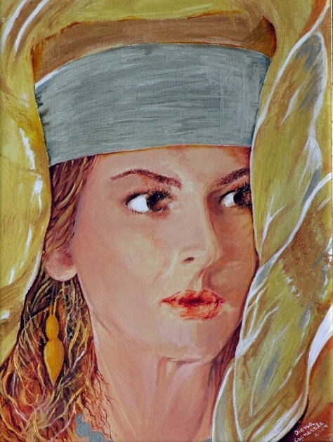 Pittura intitolato "Mikal" da Diana Carnevale, Opera d'arte originale