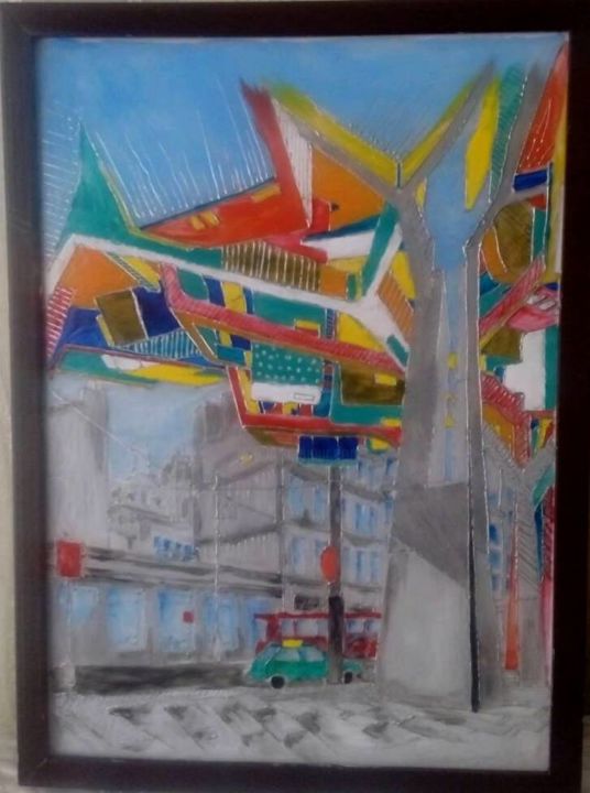 Painting titled "arhitect" by Dianca ♥, Original Artwork, Other