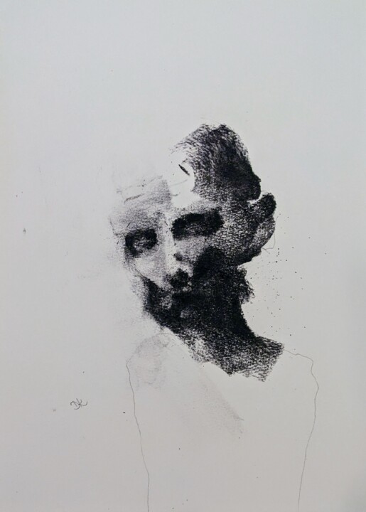 "Soldat 1" başlıklı Resim Diana Knepper tarafından, Orijinal sanat, Karakalem