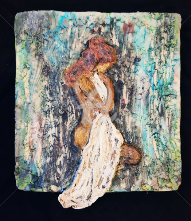 Pittura intitolato "Disclaimer" da Diana Surge, Opera d'arte originale, Sapone