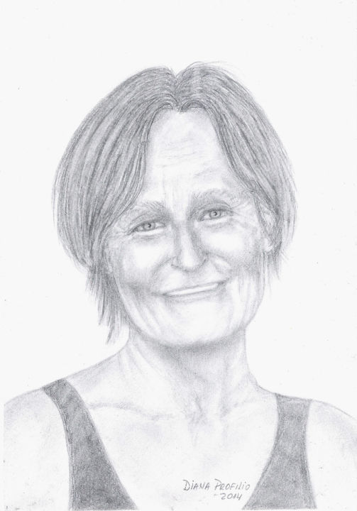 Drawing titled "Magda Konopacki de…" by Diana Profilio, Original Artwork, Other