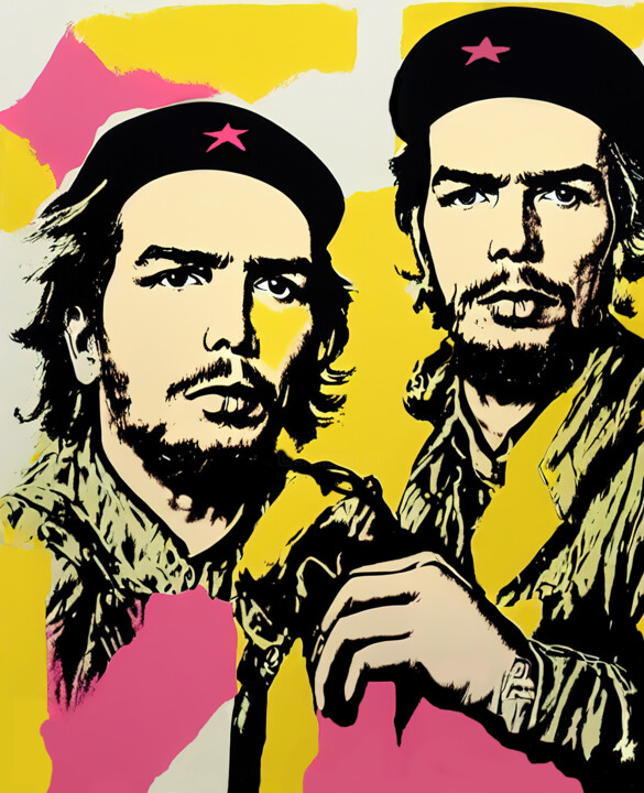 Che Guevara Pop Art Portrait, Pintura por Diana Ringo