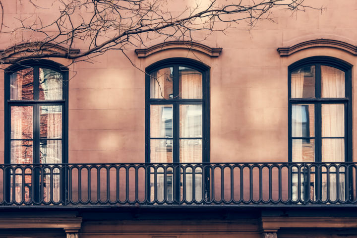 Photographie intitulée "Balcony, Greenwich…" par Diana Rivera, Œuvre d'art originale, Photographie numérique