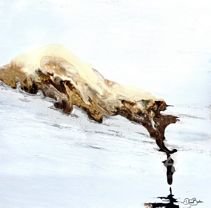 Pintura titulada "Fragile" por Diane Breton, Obra de arte original, Acrílico Montado en Bastidor de camilla de madera