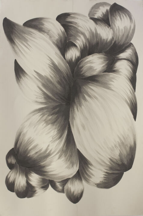Dessin intitulée "Encre numéro 1" par Diane Tham Vo, Œuvre d'art originale, Encre