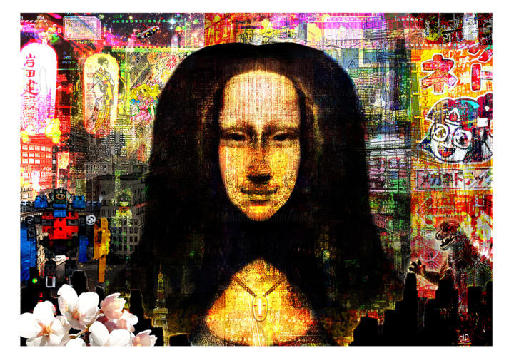 Arte digital titulada "mangalisa" por Did, Obra de arte original