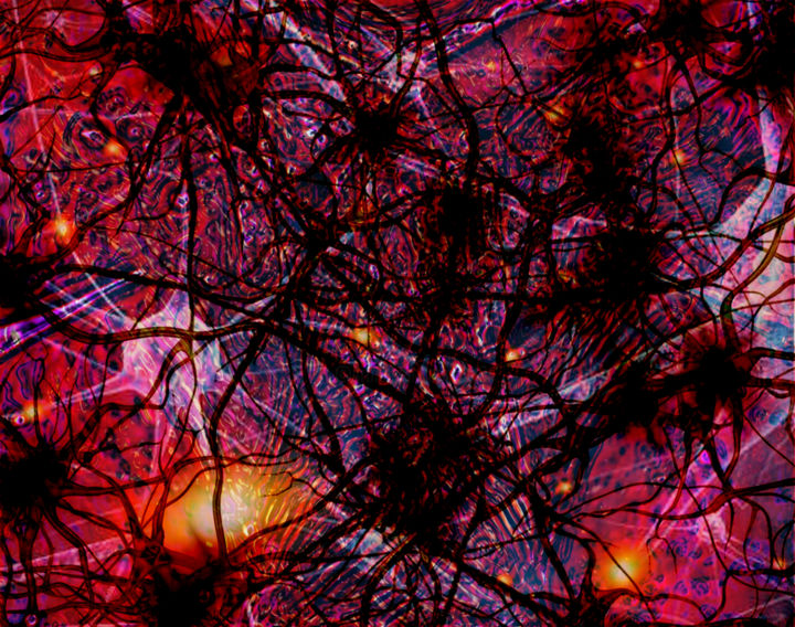 Arts numériques intitulée "neuronevide1.jpg" par Did, Œuvre d'art originale