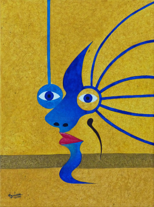 Painting titled "profil.jpg" by Didier Dubuis, Original Artwork