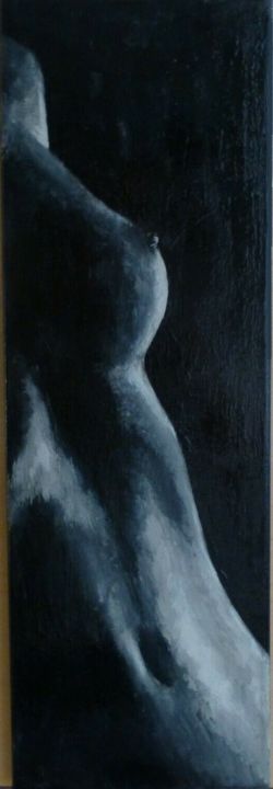 Painting titled "CONTRE JOUR" by Didier Picard, Original Artwork, Acrylic