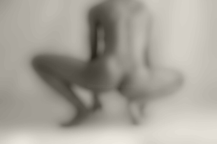 Dibujo titulada "Posture #2" por Didier Rochut, Obra de arte original, Tinta