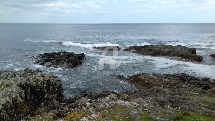 Фотография под названием "mer et vagues" - Didier Duclos, Подлинное произведение искусства