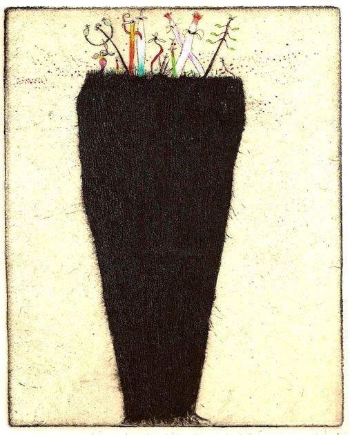 Incisioni, stampe intitolato "A la joyeuse lampée" da Didier Hamey, Opera d'arte originale, incisione