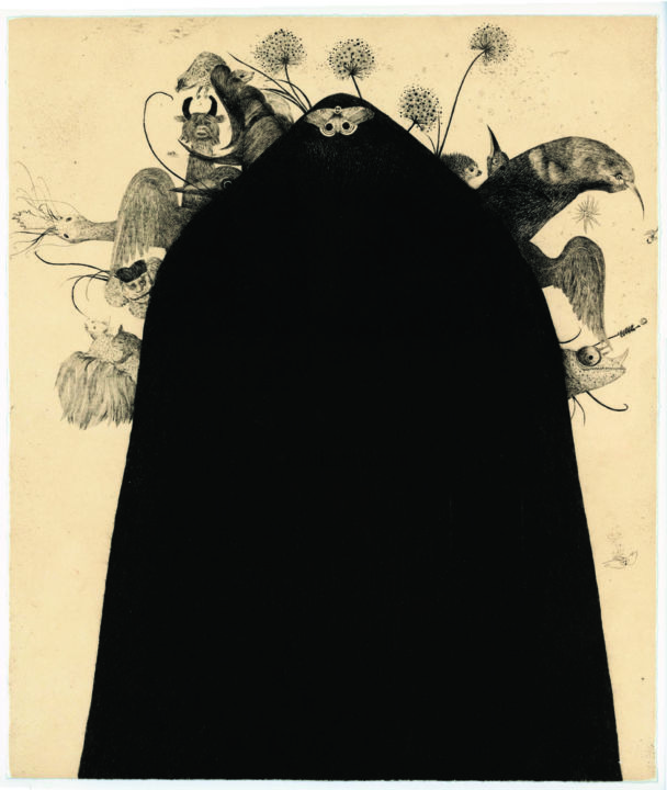 Incisioni, stampe intitolato "Pain d'épices 4" da Didier Hamey, Opera d'arte originale, incisione