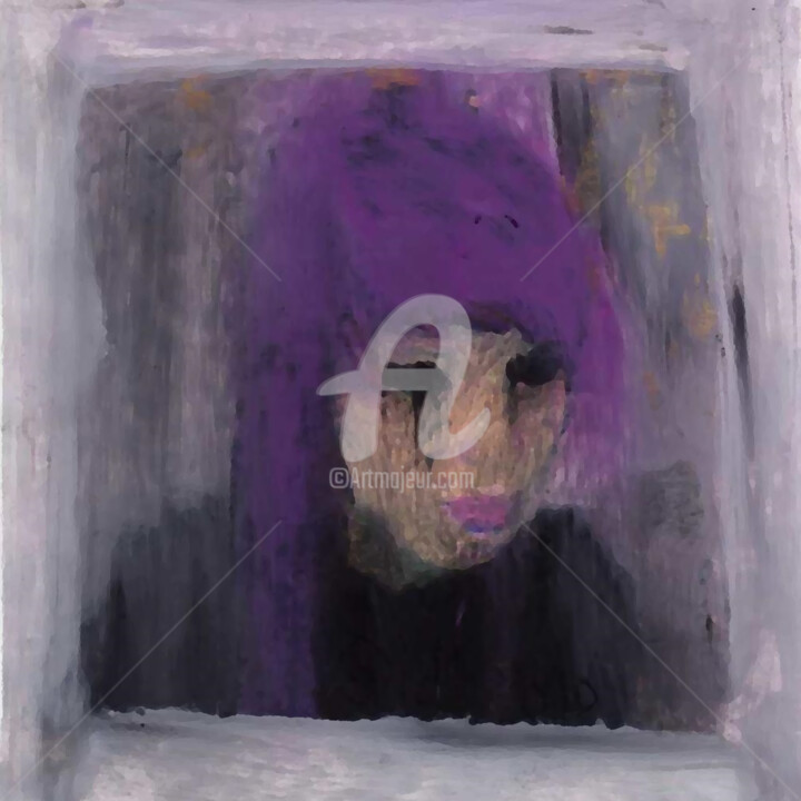 Digital Arts titled "AutoPortrait" by Didi Le Lapin, Original Artwork, Digital Painting
