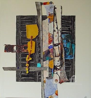 Peinture intitulée "peinture 107" par Didou, Œuvre d'art originale, Huile