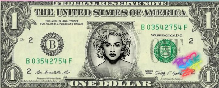 Arts numériques intitulée "Dollars love" par Pedrosanchezart, Œuvre d'art originale, Peinture numérique